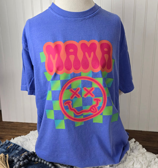 Mama retro checkered