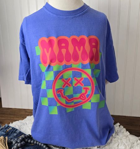 Mama retro checkered