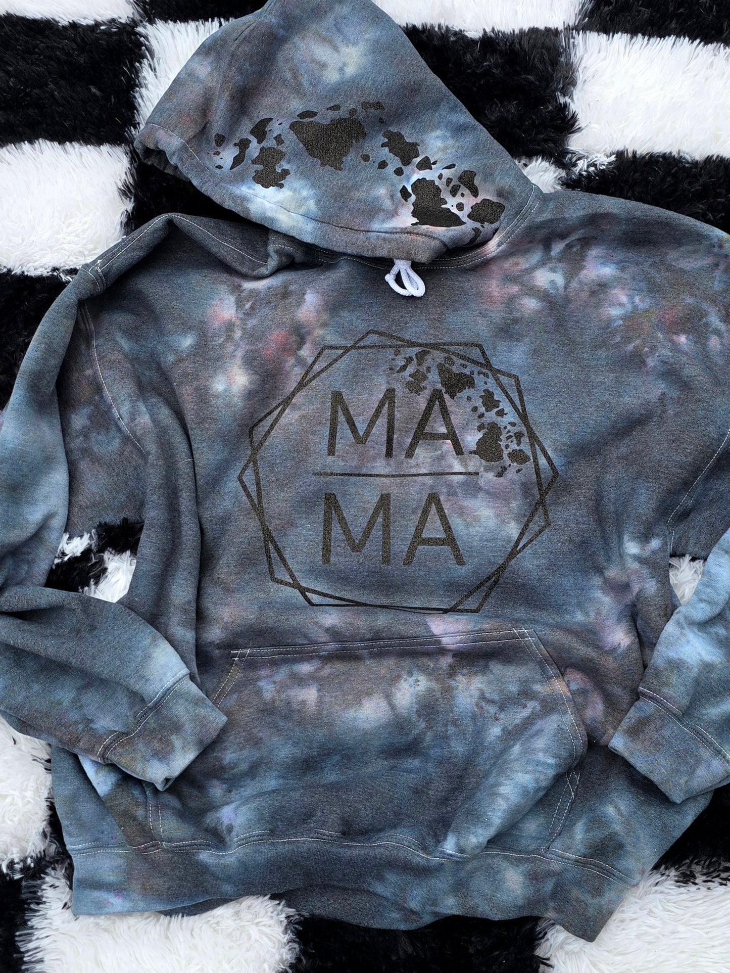 Mama Cow Print tie dye