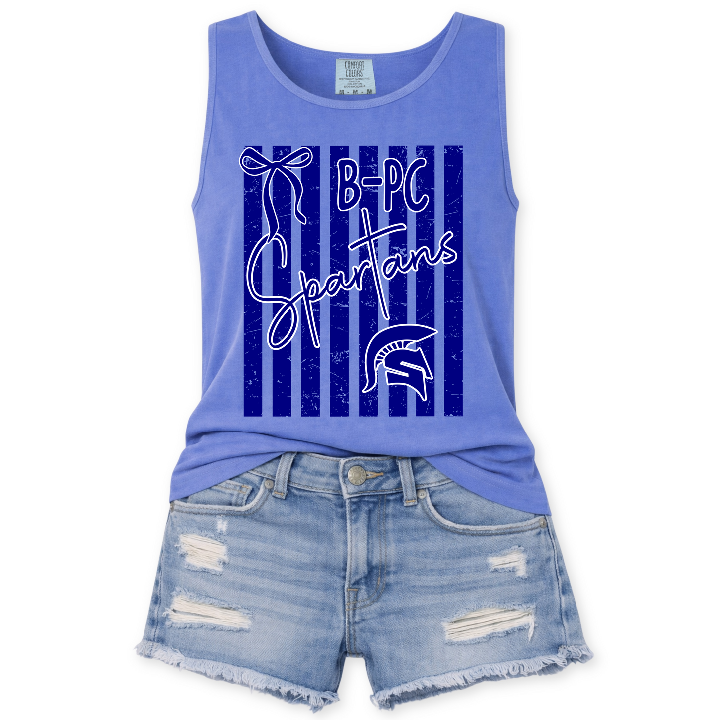 Spartans Striped tone on tone