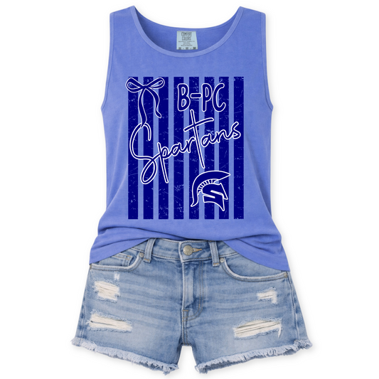 Spartans Striped tone on tone