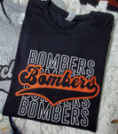 Bomber glitter retro