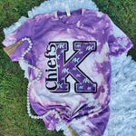 School logo bleached tees