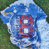 School logo bleached tees