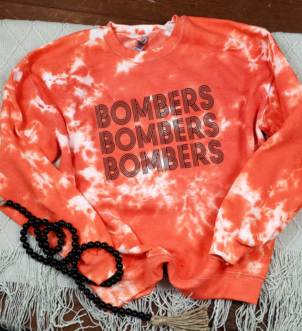 Bomber stacked Tie dye